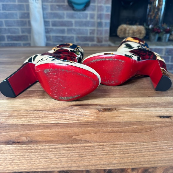 Christian Louboutin Moulamax floral booties - Picture 6 of 10